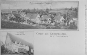 Gasthaus Zum Ochsen Untermusbach um 1910