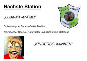 Verpflegungsstation Luise-Mayer-Platz