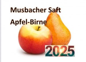 Musbacher Apfelsaft Jahrgang 2025