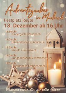 Adventszauber 2025 Reihenfolge Auftritte