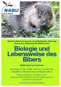 Bibervortrag im Bürgerhaus Termin